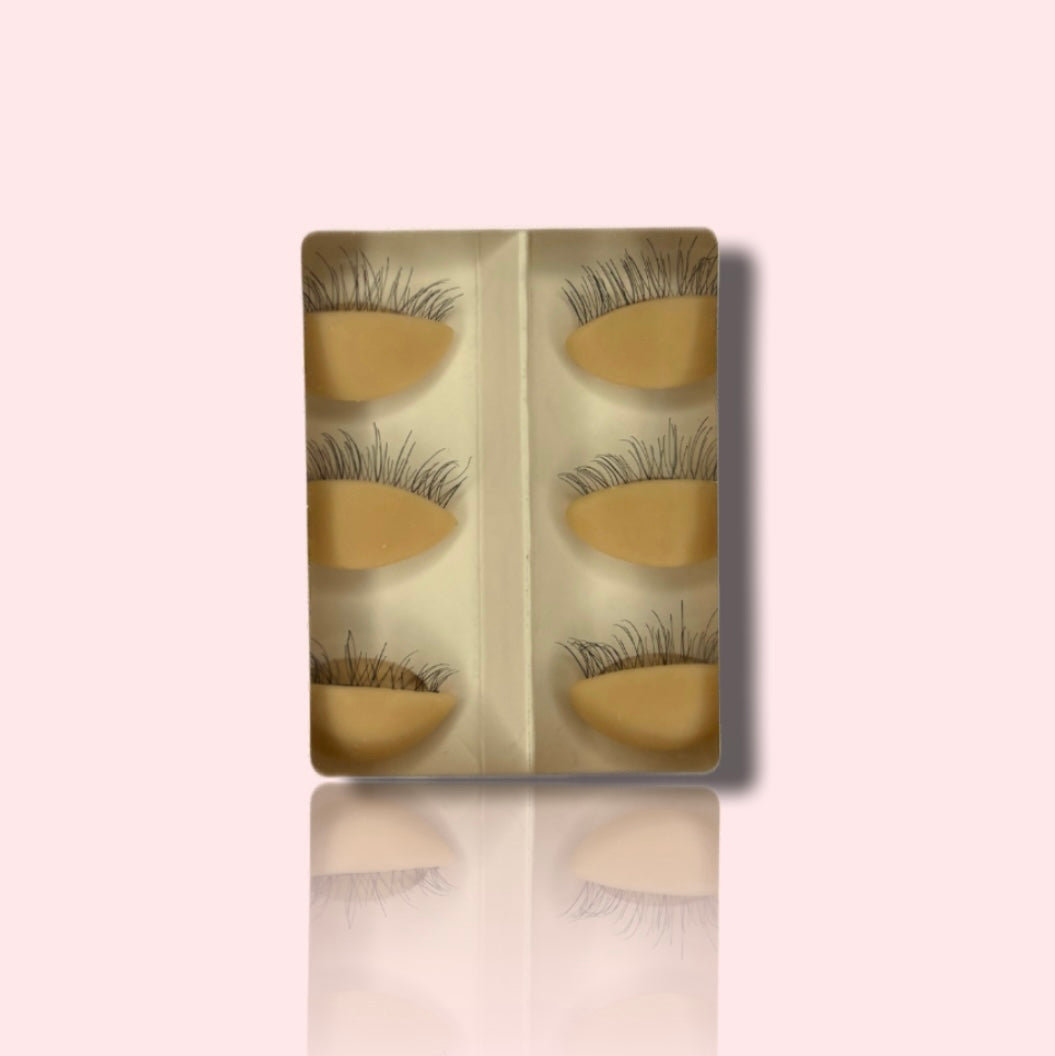 Pestañas de práctica