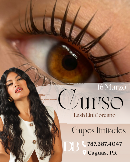 16/ Marzo Curso Grupal : Lash Lift Coreano Presencial