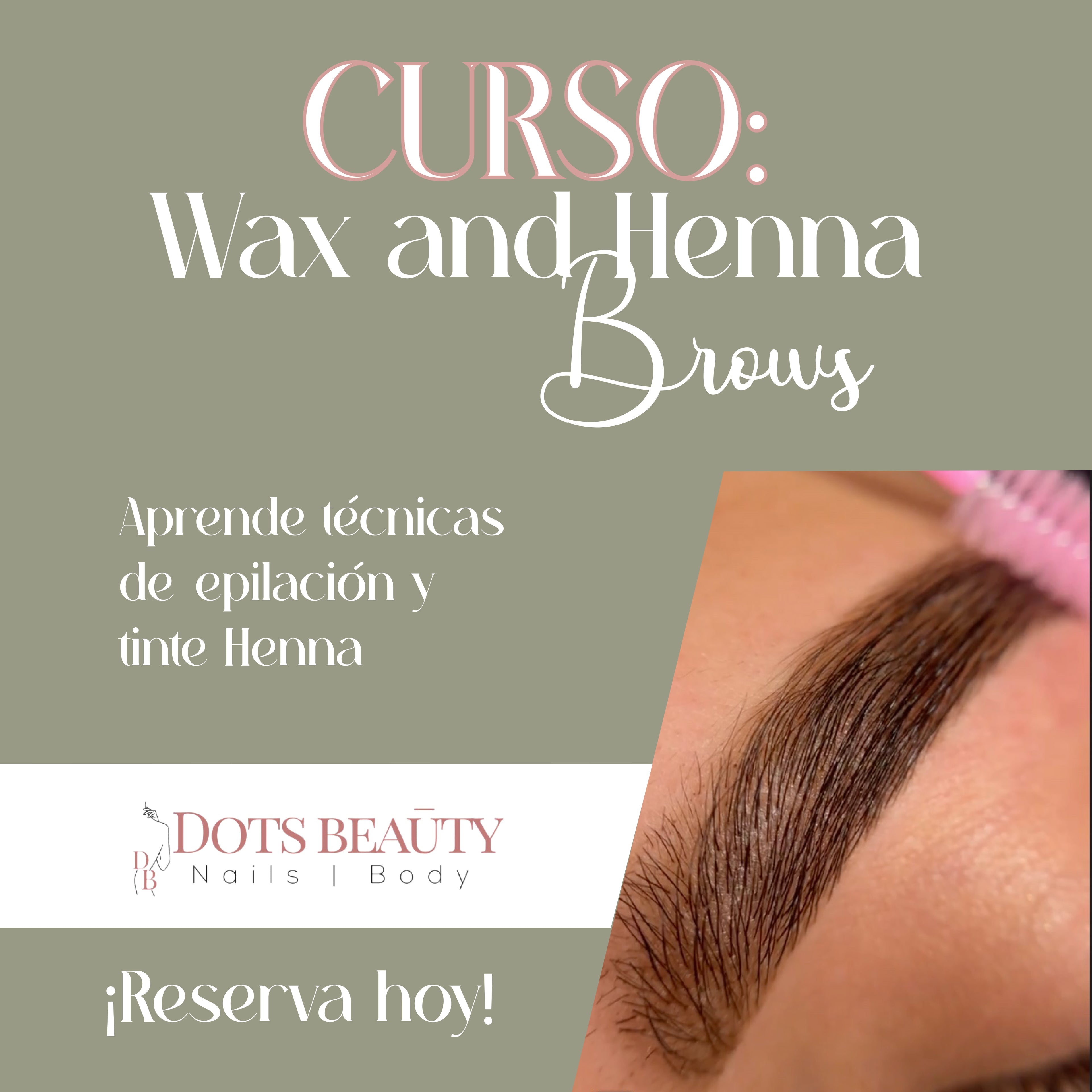 Curso Cejas Privado: Epilación y Tinte Henna